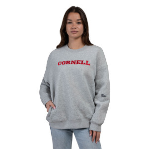 Women's Cornell Oversized Crew Sweatshirt
