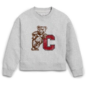Women's League Bear Leaning C Boxy Crew