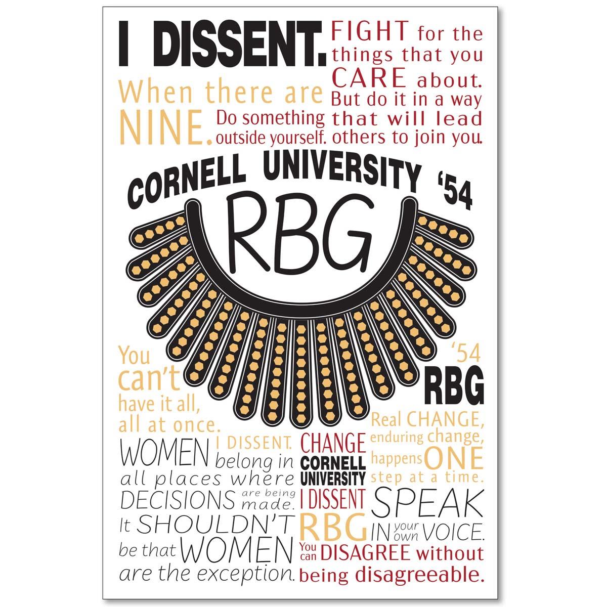 RBG Quotes - 12x18 Poster | Gifts