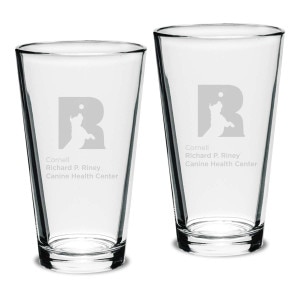 Cornell Riney Canine Health Center Pint Glass Set