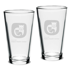 Cornell Feline Health Center Pint Glass Set