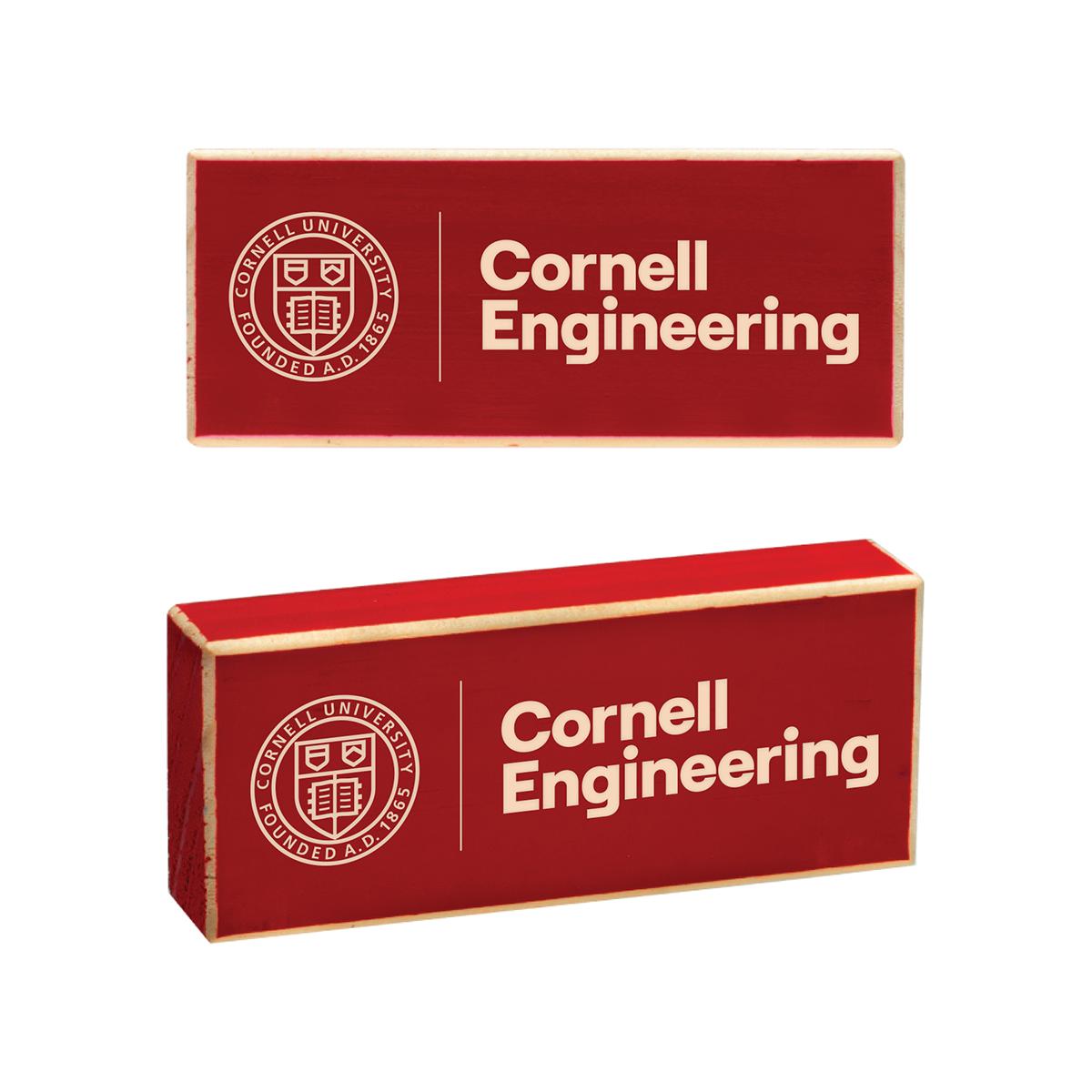 Cornell Engineering Wood Block Magn