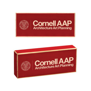 Cornell Architecture, Art, and Planning Wood Block Magnet