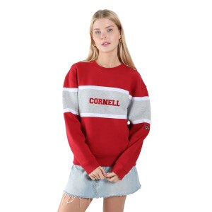 Women's Cornell Classic Contrasting Stripe Crew