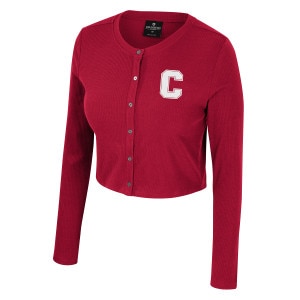 Women's Block C Rib Sweater Cardigan