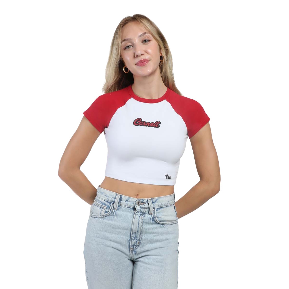 Women's Cornell Script Homerun Tee