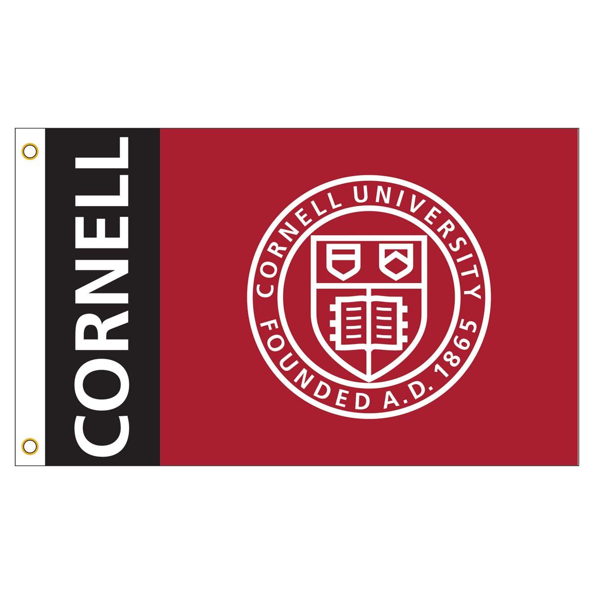 Cornell Seal 3x5 Outdoor Flag