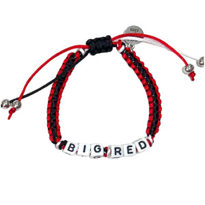 Big Red Woven Bracelet