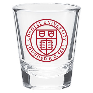 Cornell Seal Shot Glass