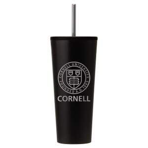 Cornell Seal Corkcicle Cold Cup w/Straw