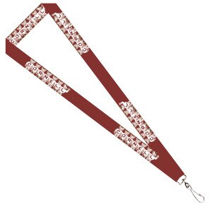 Vintage Bears Satin Lanyard