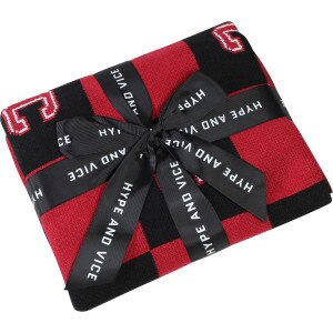 Cornell Block C Intarsia Blanket