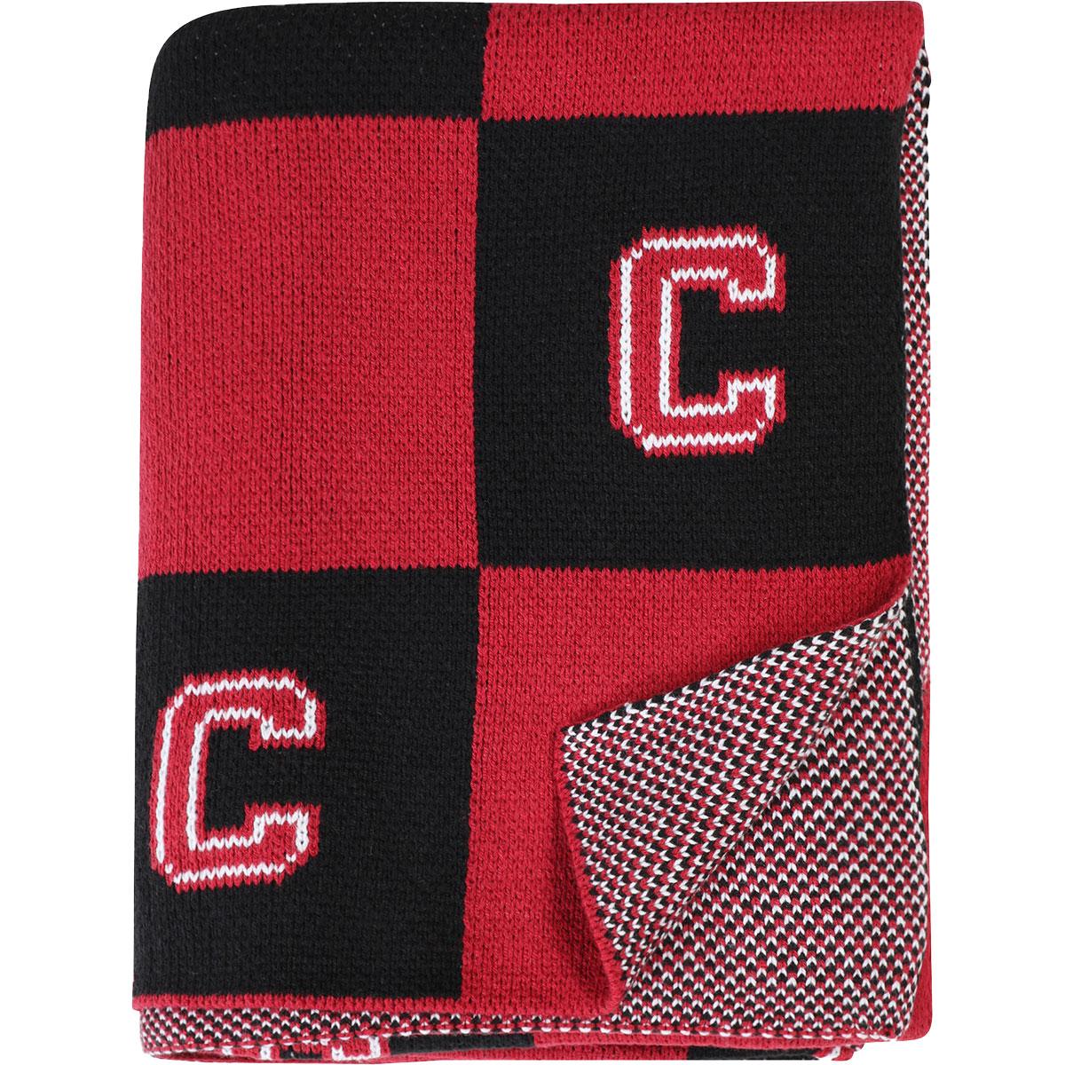 Cornell Block C Intarsia Blanket