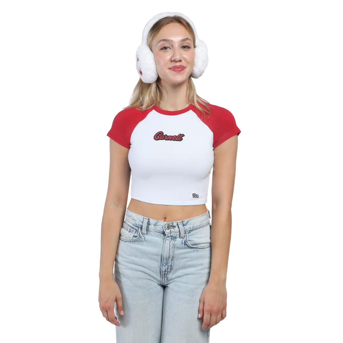 Cornell Block C Fuzzy Earmuffs