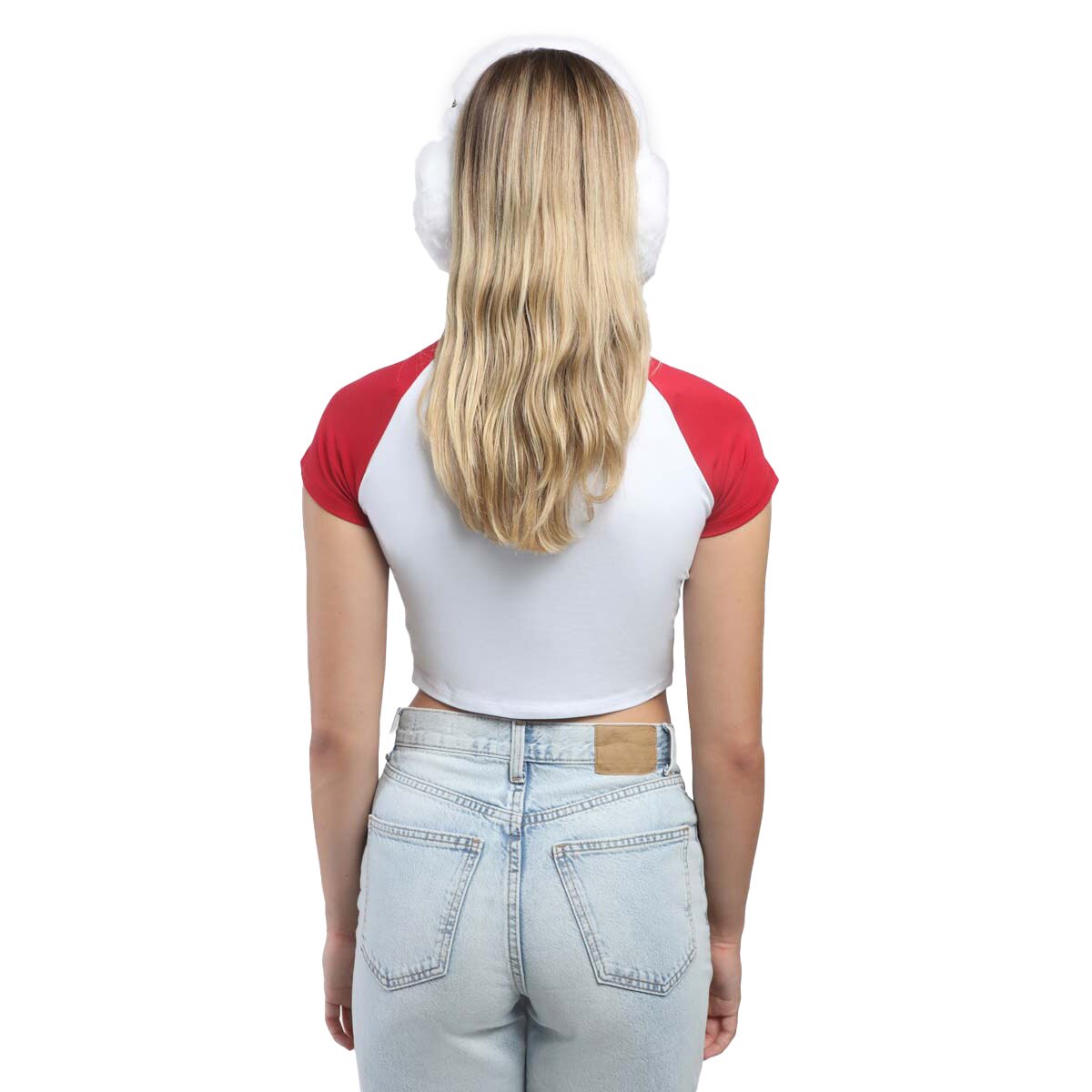 Cornell Block C Fuzzy Earmuffs