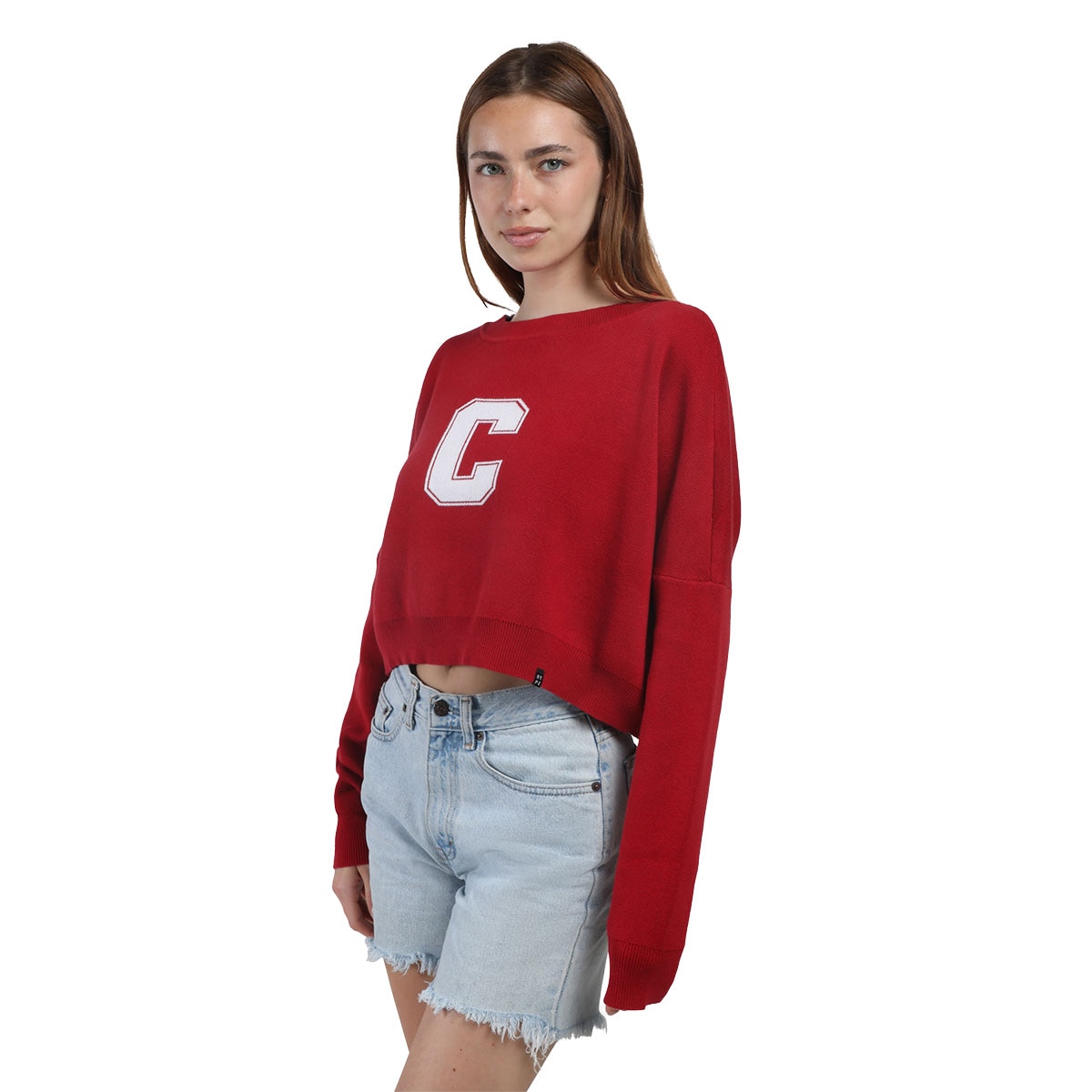 Women's Block C Cropped Sweater