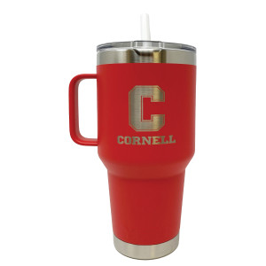 Cornell Block C over Cornell Yeti Straw Mug 35 oz