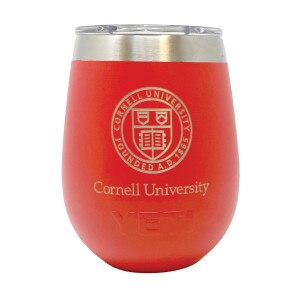 YETI 10oz Rambler Wine Tumbler Cornell Seal