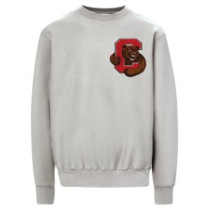 Bear Through C Chenille Patch Left Chest Chenille Crew