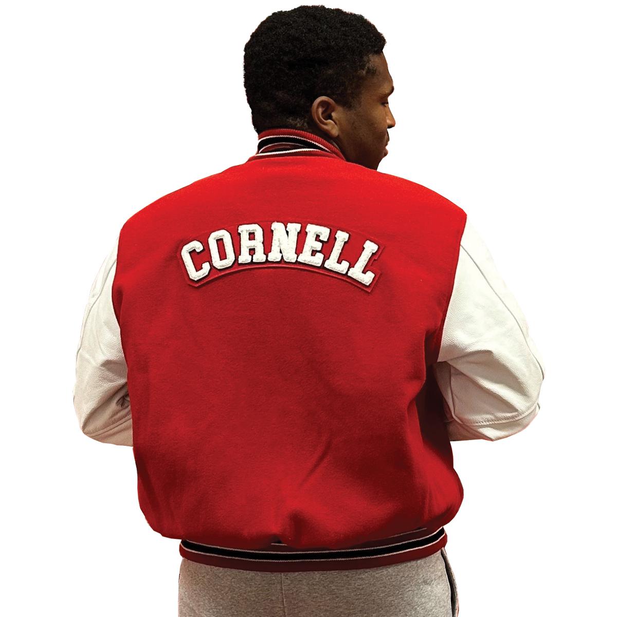 Cornell Varsity Leather Jacket back