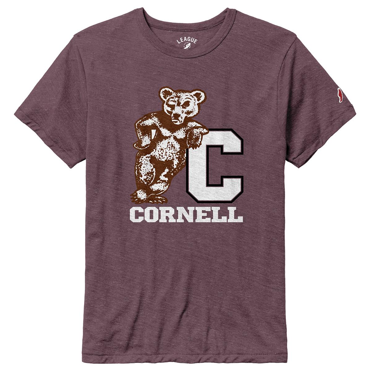 League Vintage Bear Leaning Maroon