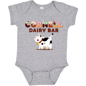 Infant Cornell Dairy Bar Ice Cream Cow Onesie