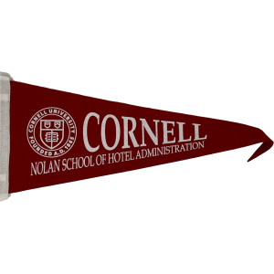 Cornell Nolan School of Hotel Administration Pennant 9x24