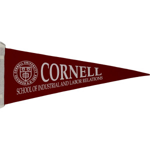 Cornell Industrial and Labor Relations Pennant 9x24