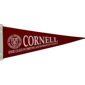 Cornell Bowers Computing and Information Science Pennant 9x24