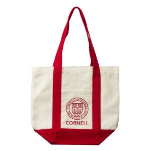 Cornell Red Mini Boat Tote
