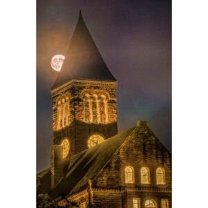 Cornell Photo Poster 12x18 Durgin Mcgraw Night