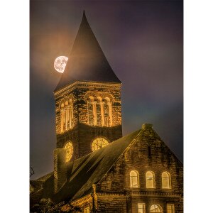 Cornell Photo Note Card Durgin McGraw Night