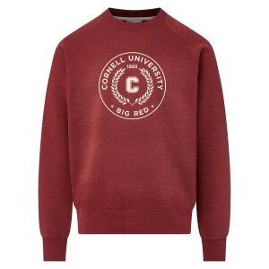 Cornell Applique Raglan Crew