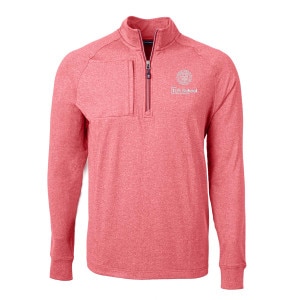 Big & Tall Cornell ILR School Cutter & Buck Adapt Eco Knit Heather Quarter Zip