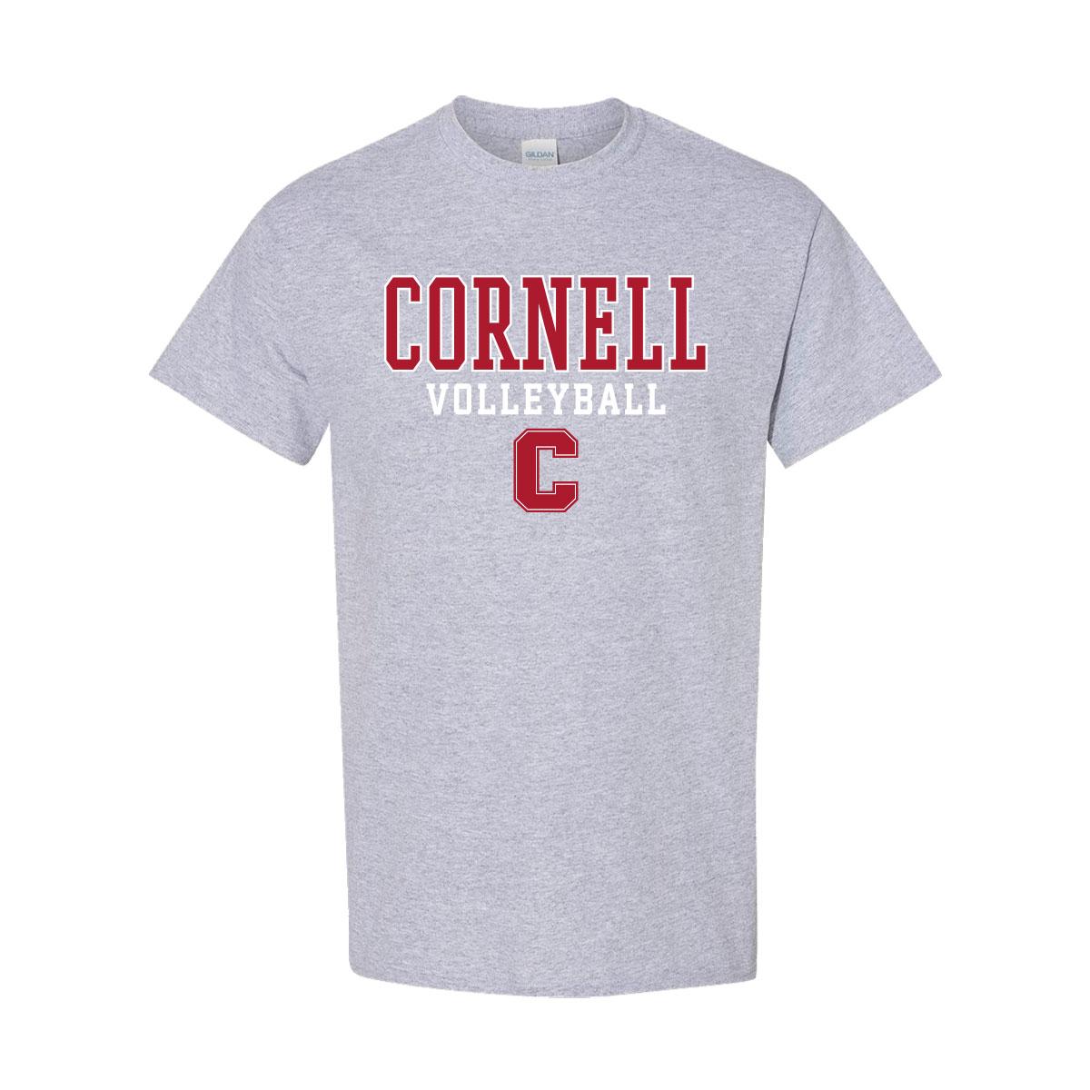 Cornell Volleyball Over Block C Tee