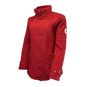 Women's Quilted Jacket w/Block C Sleeve Emb