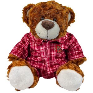 Cornell Tartan Pajama Teddy Bear