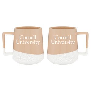Cornell University Tan 17oz Shagreen Mug