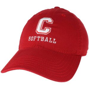 Block C Softball Cap With Back Cornell Embroidery
