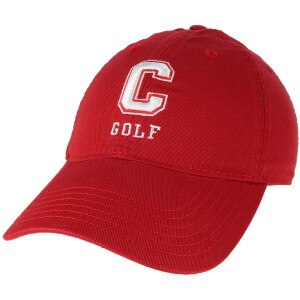 Block C Golf Cap With Back Cornell Embroidery