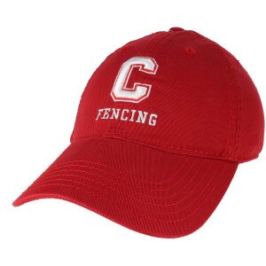 Block C Fencing Cap With Back Cornell Embroidery