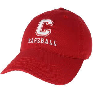 Block C Baseball Cap With Back Cornell Embroidery