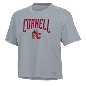 UA Women's Cornell Bear Leaning on C Tee