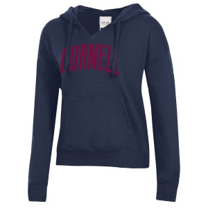 Women's Cornell Emb. Pullover Hood