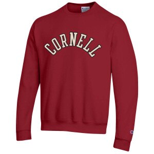 Champion Cornell Wool Letter Crew