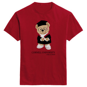 Cornell Teddy Bear Grad Tee