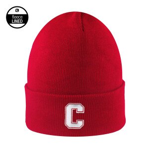 Block C Fleece Lined Knit Beanie