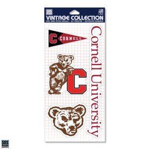 Four Cornell Vintage Stickers Sheet
