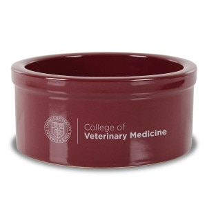 Cornell College of Veterinary Medicine Stoneware Pet Bowl- Small