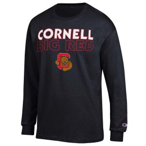 Champion Bear Through C Big Red L/S Tee